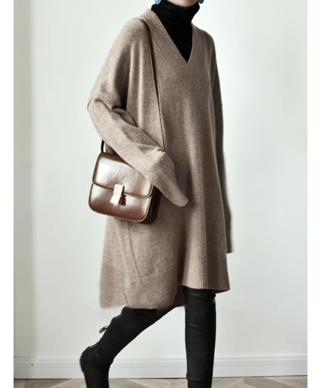 v-neck knit op　　IR1538