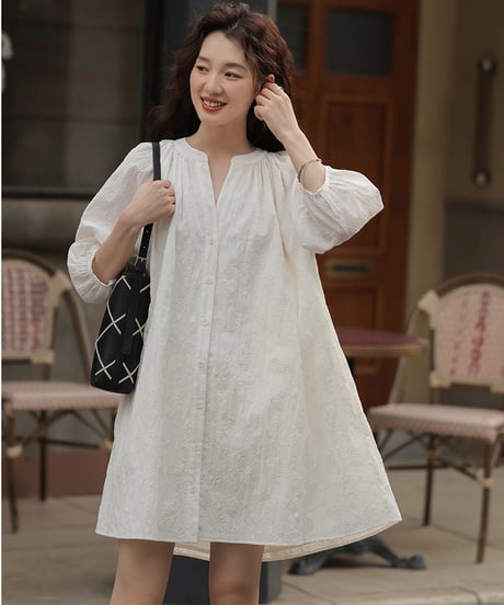 round neck shirt one piece　　IR1438