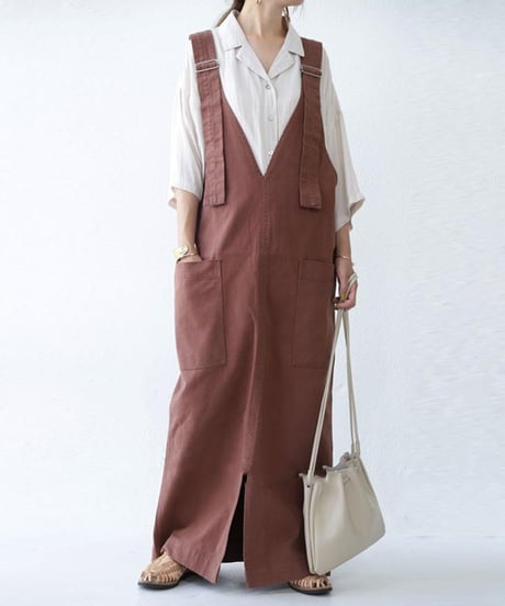 loose overalls skirt /3color　　IR1579