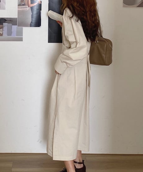 waist belt side slit one piece /3color　　IR1535