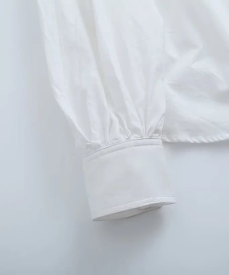 pintuck gathered blouse　　IR1597