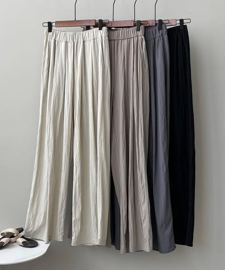 draped wide pants /4color　IR1623