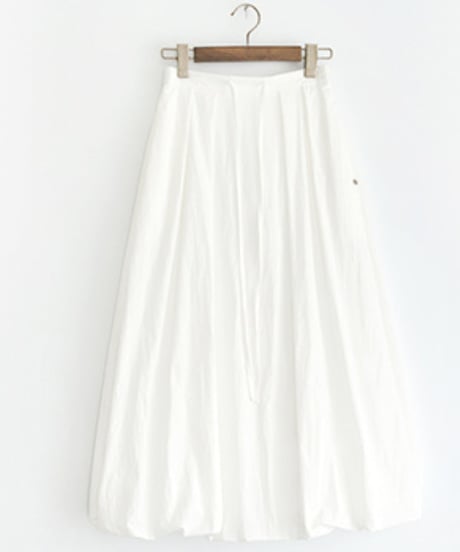 waist ribbon balloon skirt /2color　　IR1607