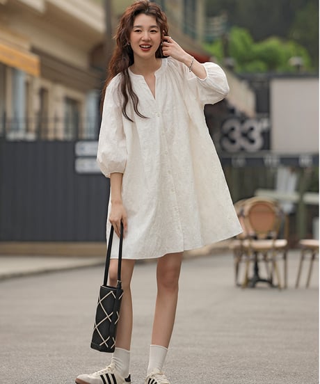 round neck shirt one piece　　IR1438