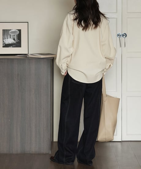 corduroy loose shirt　　IR1572
