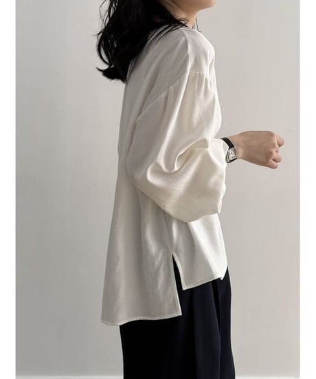 skipper shirt & camisole layered set /3color　　IR1653