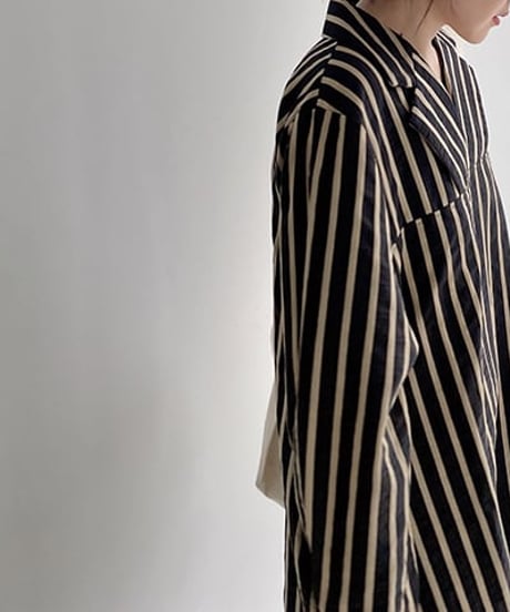 v-neck stripe one piece　　IR1493