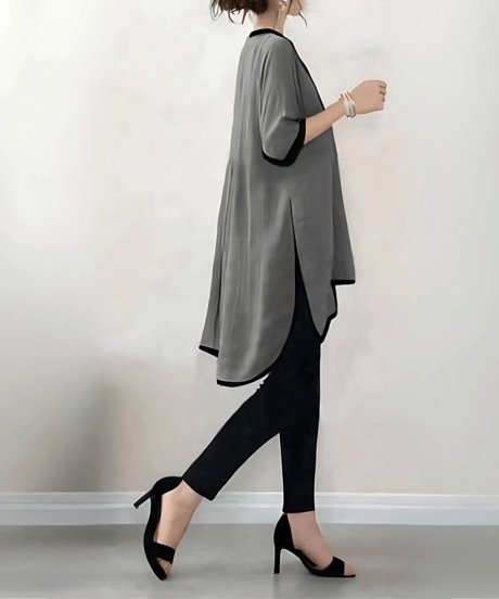 drape long cardigan /3color　　IR1679