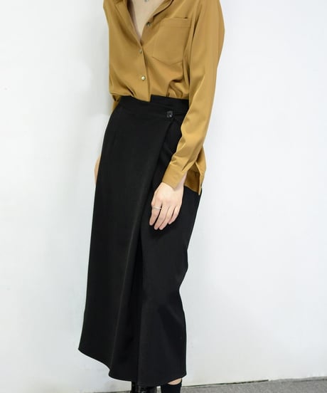 wrap design pencil skirt　　IR1576