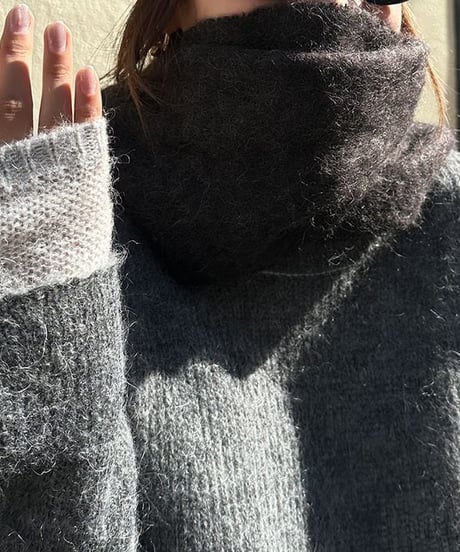 layered design knit tops /2color　　IR1506