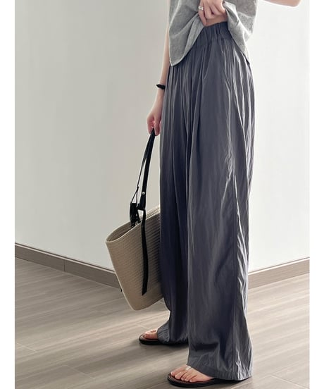 draped wide pants /4color　IR1623