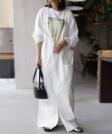 loose overalls skirt /3color　　IR1579