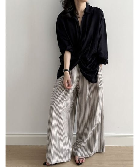 twist accent shirt /2color　　IR1663