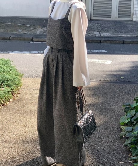 bustier + wide pants set up　　IR1596