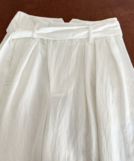 asymmetrical draped wide pants /3color　　IR1636