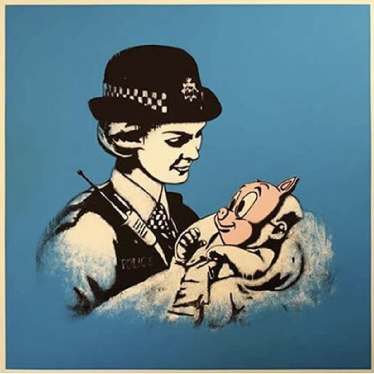 DOLK ー「PIG MASK-maineditionBlue」額装済 | SPENCER. DOLK ー「PIG MASK-maineditionBlue」額装済 | SPENCER.
