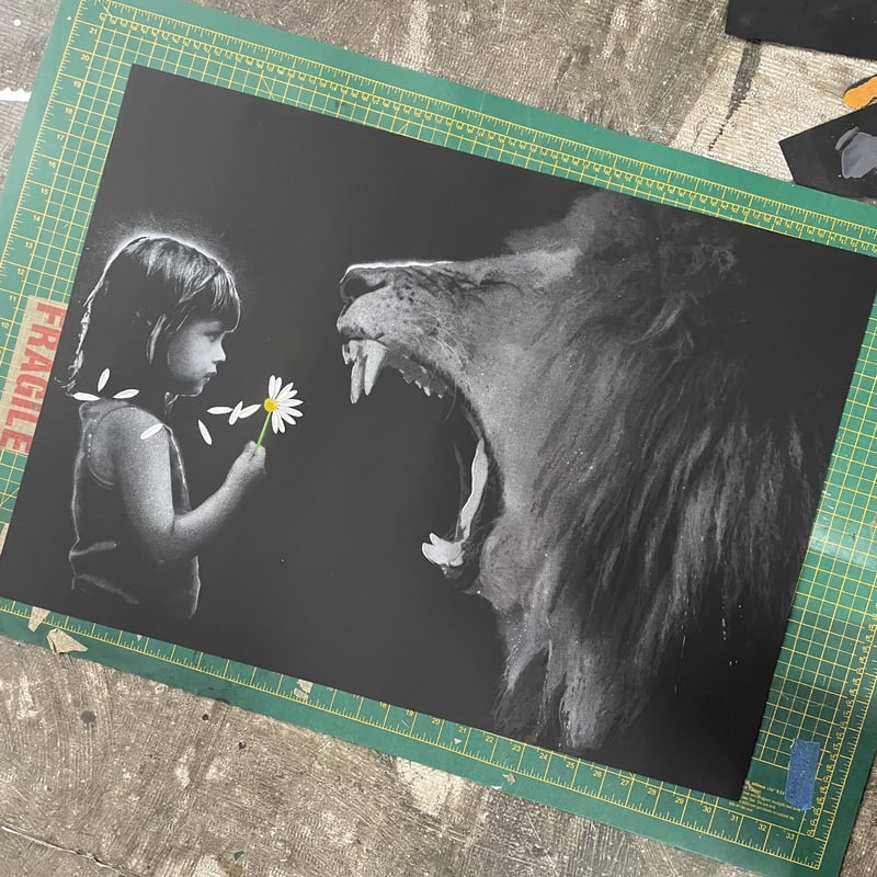 John doe「the white 'Love Me Not'」※額装済 | SPENCER