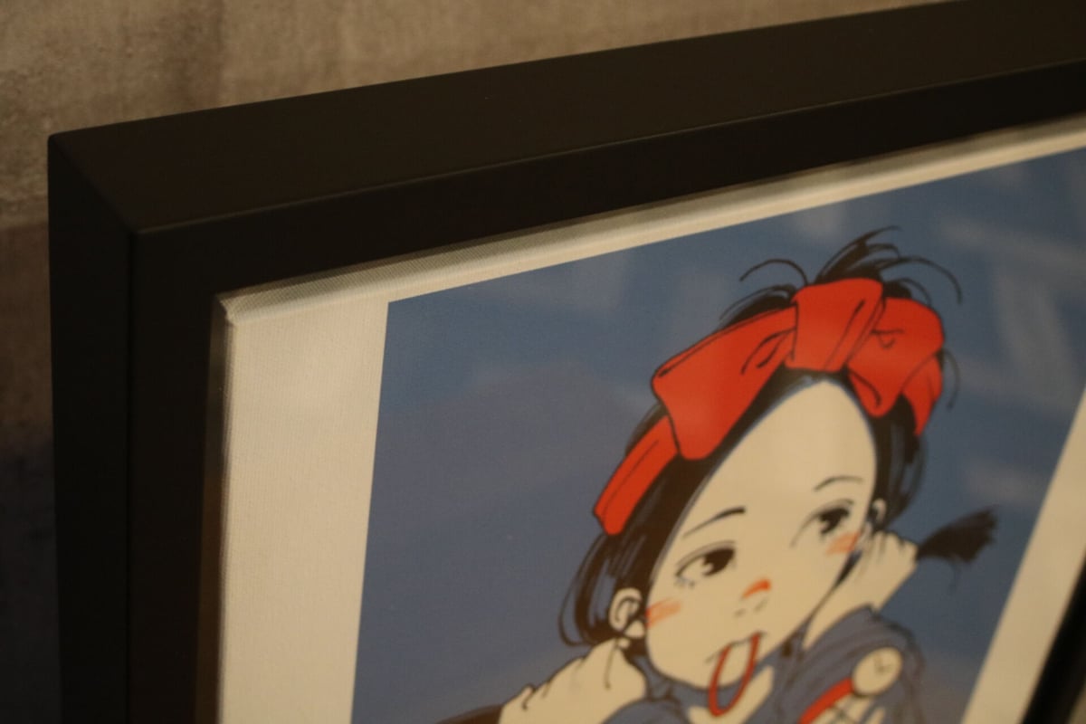 overprint 古塔つみ 額装 オーバープリント キャンバス【超希少】 overprint 古塔つみ 額装 オーバープリント キャンバス【超希少】