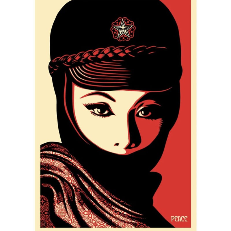 額装済/American Rage/Shepard Fairey（オベイ）
