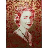 Prefab77  ー「RLET it Reighn III(Red＋Gold)」額装済
