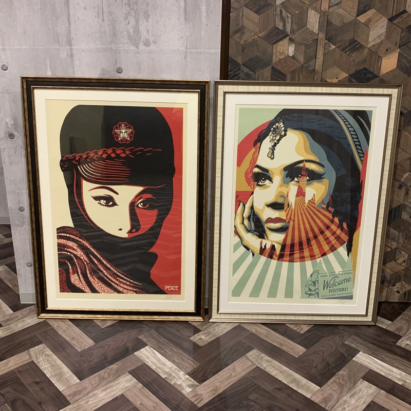 額装済/American Rage/Shepard Fairey（オベイ）