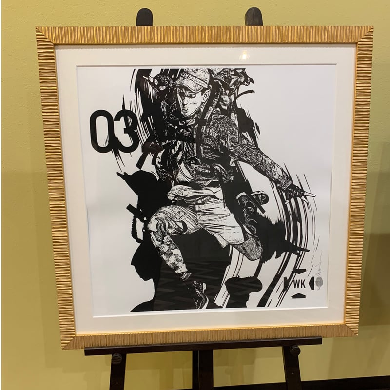 カモミールティーのキング&クィーン　挿し絵額装 WK interact ー「JUMP」額装済 | SPENCER.STORE