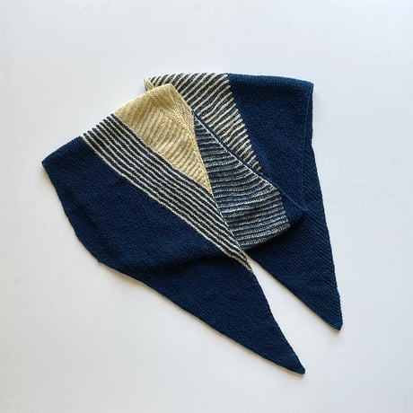 【パターン販売】ダイアゴナルショール