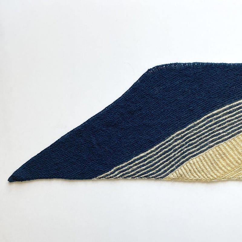 パターン販売】ダイアゴナルショール | KAZAITO BOOKS