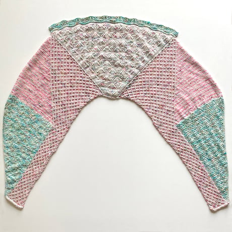 【パターン販売】西村知子さんの英文チュートリアルパターン Vol.12 OTETE Shawl