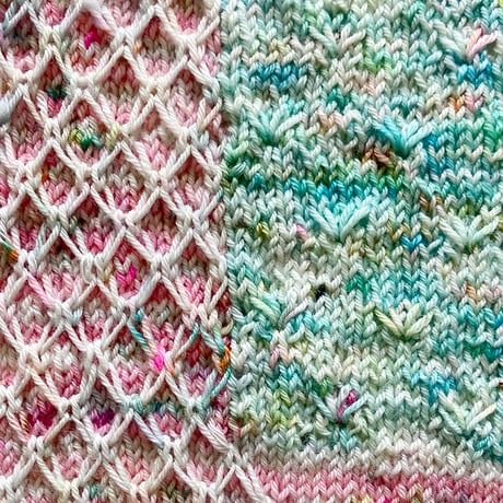 【パターン販売】西村知子さんの英文チュートリアルパターン Vol.12 OTETE Shawl