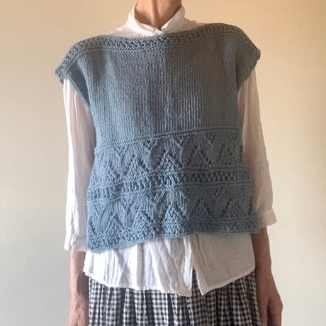 【パターン販売】西村知子さんの英文チュートリアルパターン Vol.06 Alberta Vest