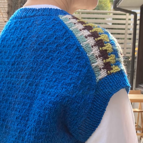 【パターン販売】西村知子さんの英文チュートリアルパターン Vol.11 Multicolor Vest