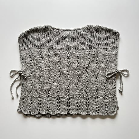 【パターン販売】西村知子さんの英文チュートリアルパターン Vol.15 Juneberry Vest