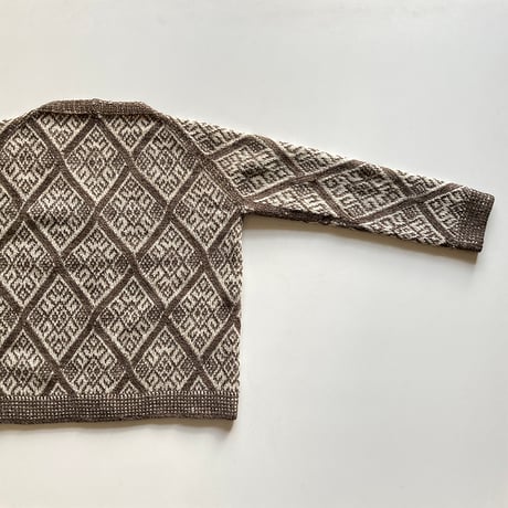 【パターン販売】ダイヤモンドラグランカーディガン