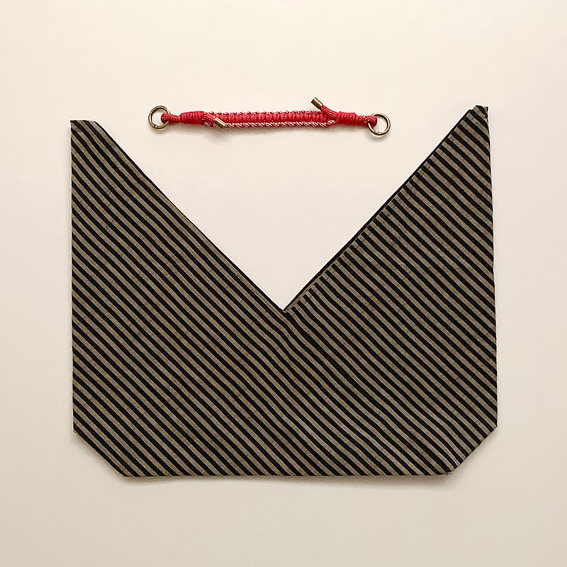 パターン販売（ソーイング）】パラコードの持ち手つきあづま袋