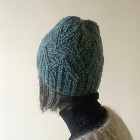 【パターン販売】西村知子さんの英文チュートリアルパターン Vol.01　ツイストステッチのジグザグハット