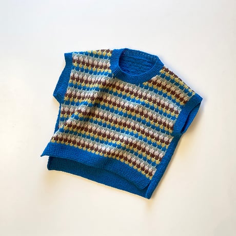 【パターン販売】西村知子さんの英文チュートリアルパターン Vol.11 Multicolor Vest