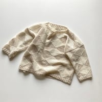 【パターン販売】風工房さんのリバイバルニット Vol.04 ひし形模様のプルオーバー