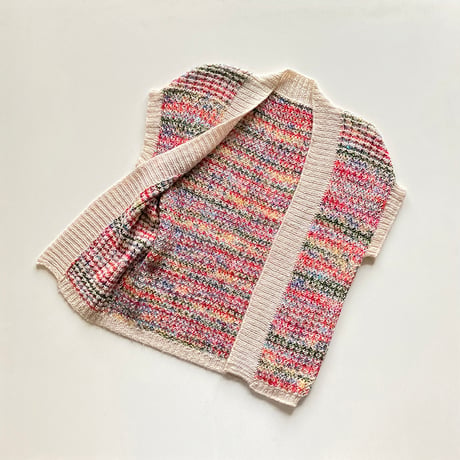 【パターン販売】西村知子さんの英文チュートリアルパターン Vol.08 Tuck Stitch Vest