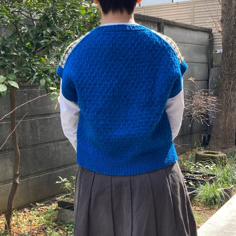 【パターン販売】西村知子さんの英文チュートリアルパターン Vol.11 Multicolor Vest