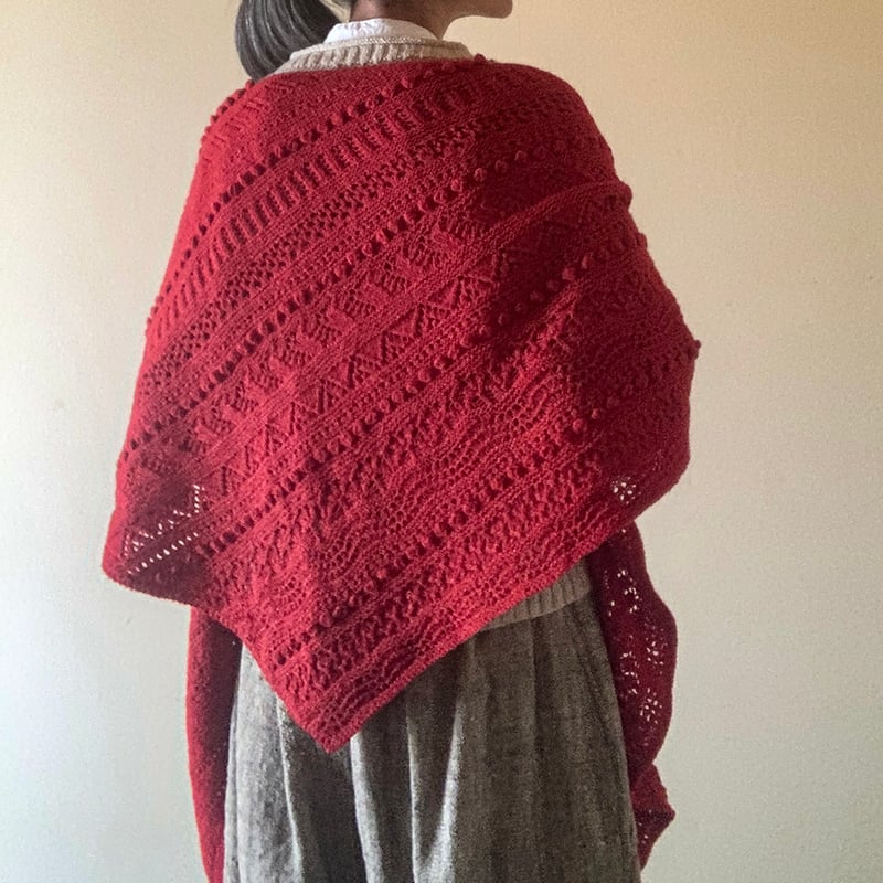 パターン販売】風工房さんのリバイバルニット Vol.06 24 and 24 Shawl |