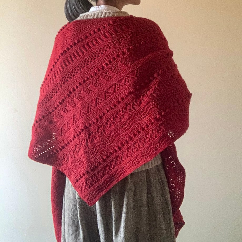パターン販売】風工房さんのリバイバルニット Vol.06 24 and 24 Shawl |