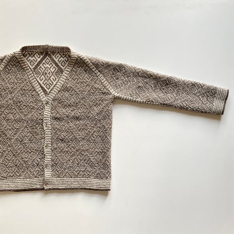 【パターン販売】ダイヤモンドラグランカーディガン
