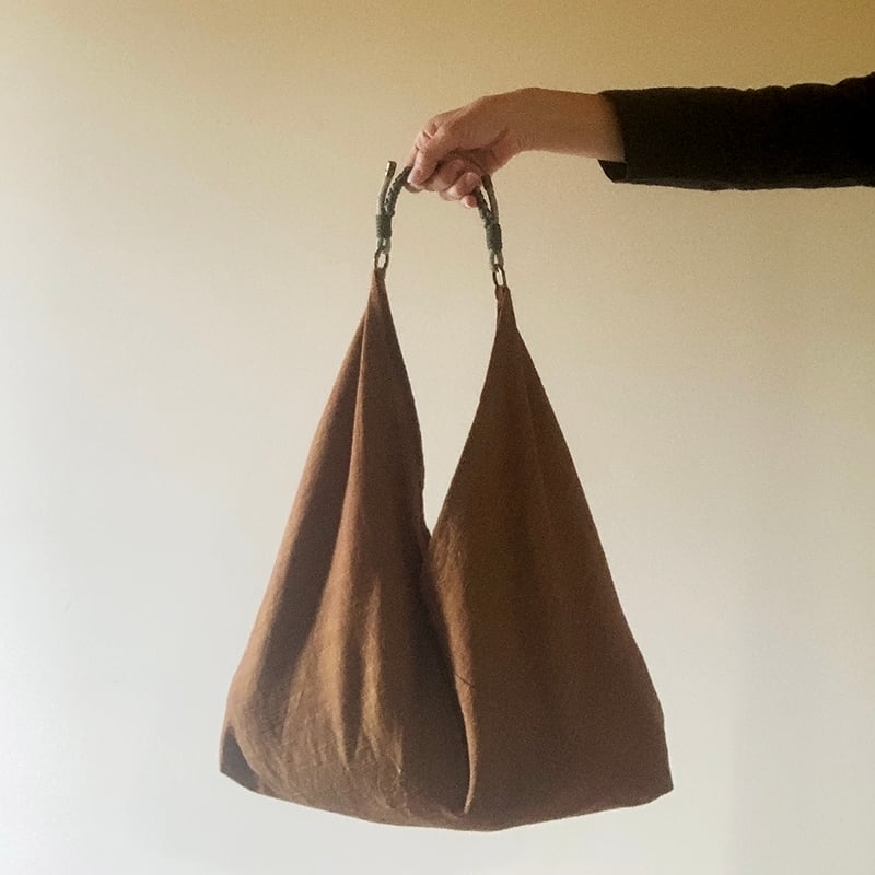 パターン販売（ソーイング）】パラコードの持ち手つきあづま袋