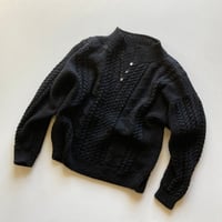 【パターン販売】風工房さんのリバイバルニット Vol.02 ケーブル編みのキーネックプルオーバー