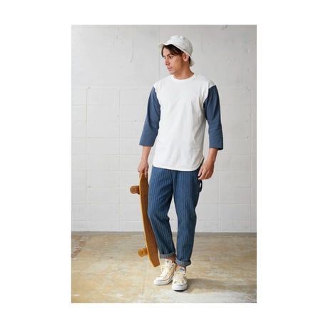 CROSS & STITCH 6.2オンス オープンエンド 3/4スリーブ ベースボールTシャツ　OE1230