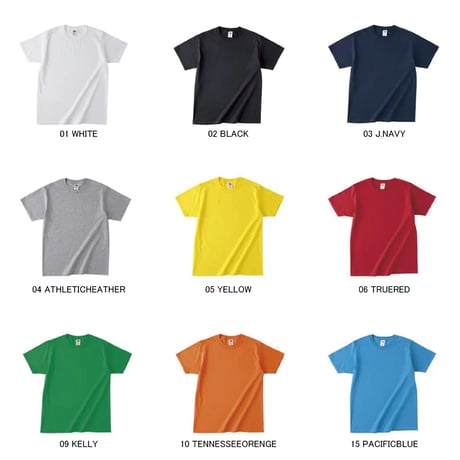 FRUIT OF THE LOOM  4.8オンス ベーシックTシャツ　J3930HD