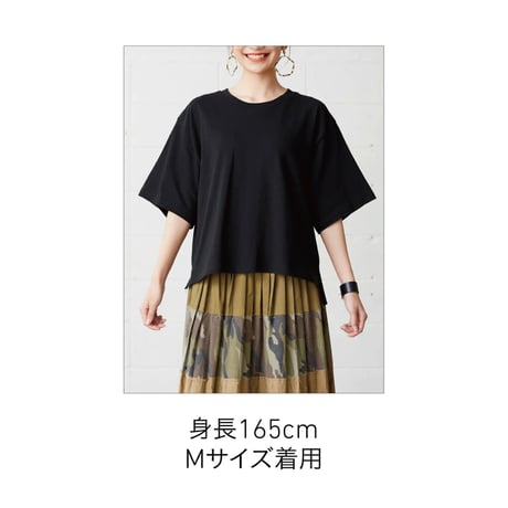 CROSS & STITCH 6.2オンス オープンエンド マックスウェイト ウィメンズオーバーTシャツ　OE1301