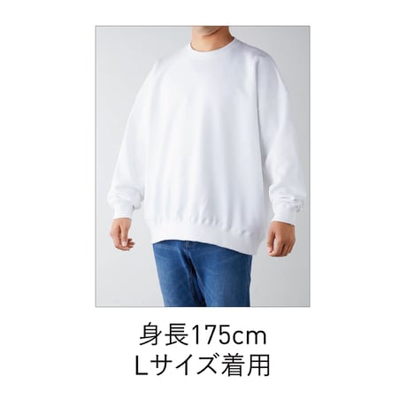 CROSS & STITCH 10オンス レギュラーウェイト ビッグシルエット スウェットシャツ　SB2280