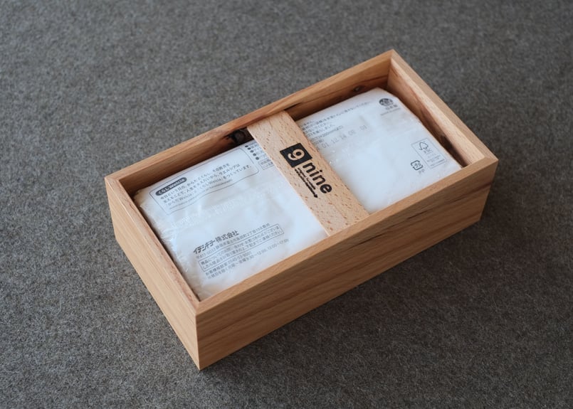 木製ティッシュケース150 for soft pack tissue (ブラックウォールナ